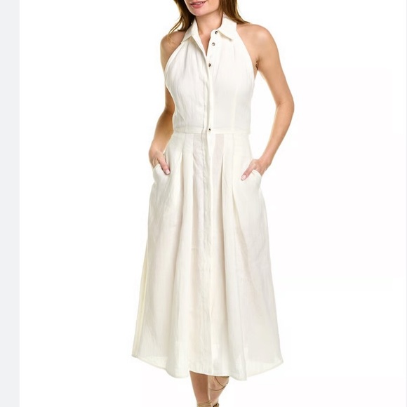 MaxMara Dresses & Skirts - Max Mara Linen Midi Dress size 2 (Italian size 36)